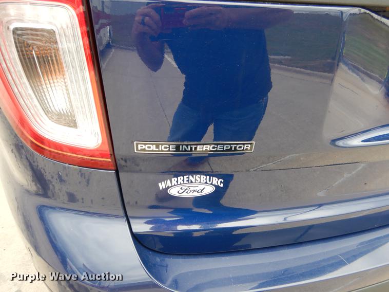 image for item DB9339 2014 Ford Explorer Police Interceptor SUV