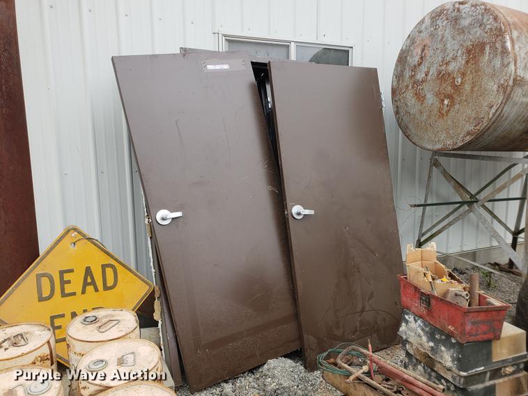image for item DB9391 (2) steel doors