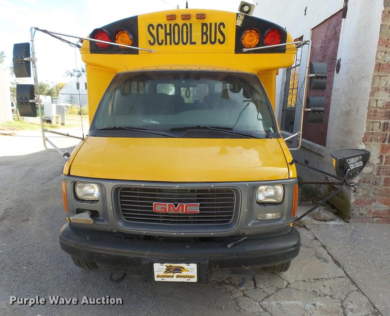 image for item DC3779 2001 GMC Savana G3500 Cargo Thomas school bus