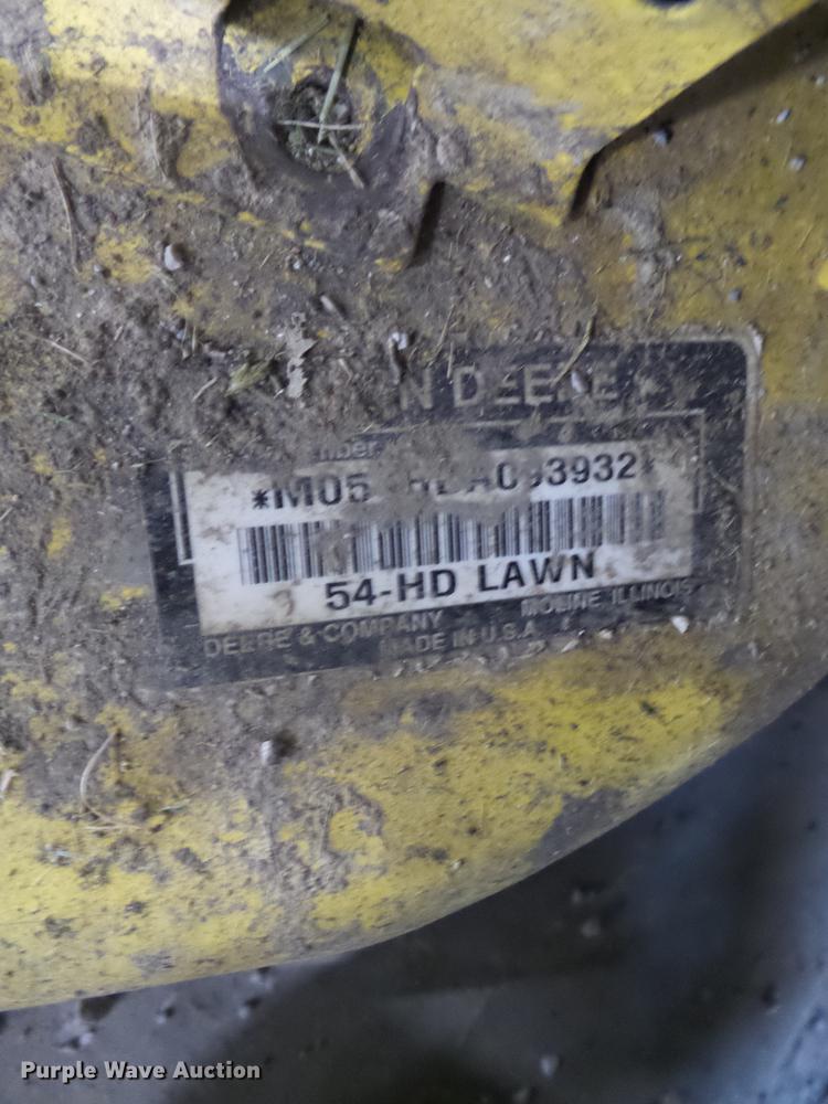 image for item DD2433 1998 John Deere 425 lawn mower