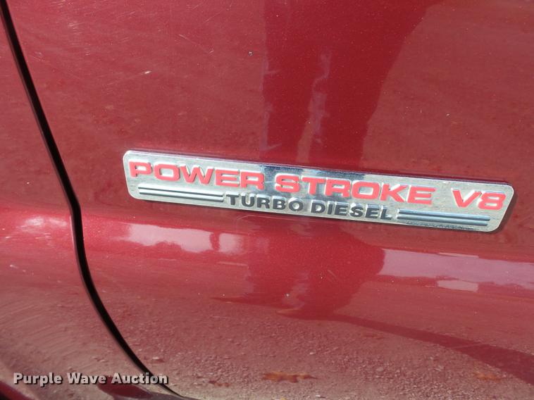 image for item DD2457 2004 Ford F250 Super Duty SuperCab pickup truck