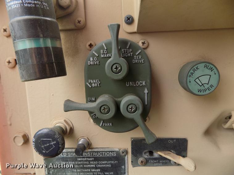 image for item DD3494 1985 Am General truck cab and chassis