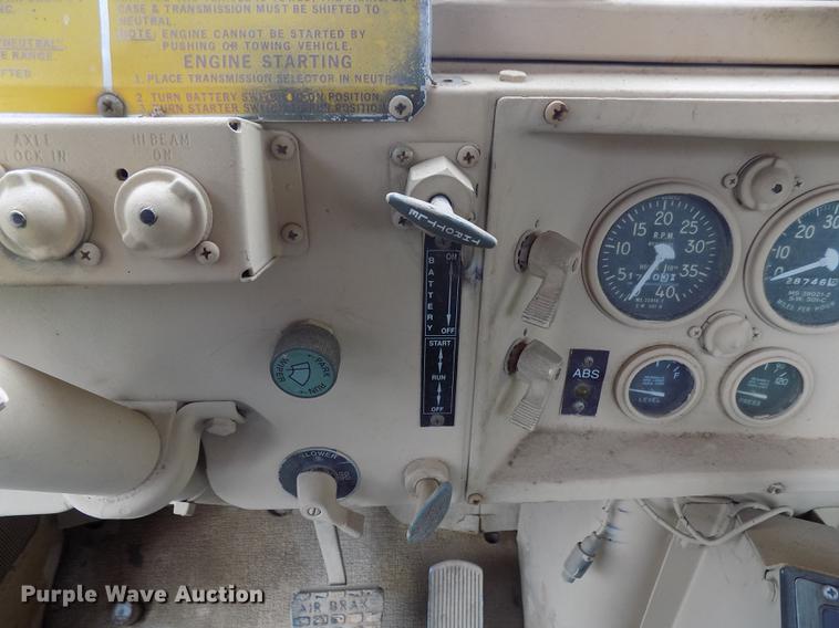 image for item DD3494 1985 Am General truck cab and chassis