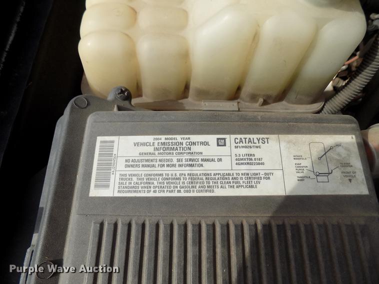 image for item DD3495 2004 Chevrolet Suburban 1500 SUV