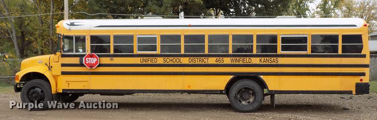 image for item DD3496 1999 Blue Bird 3800 school bus
