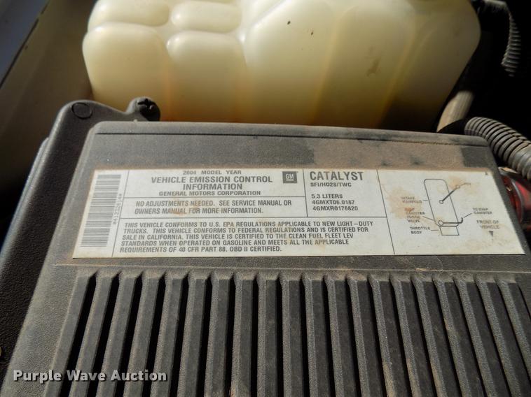 image for item DD3503 2004 GMC Sierra 1500 Ext. Cab pickup truck