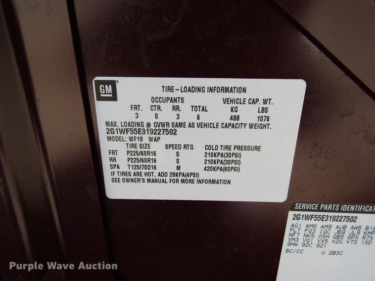 image for item DD3713 2001 Chevrolet Impala