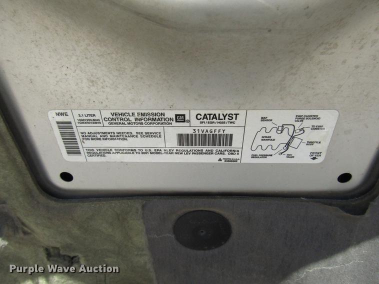 image for item DD3716 2001 Pontiac Grand Prix