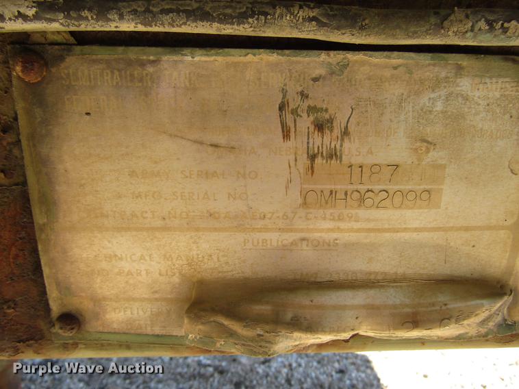 image for item DD3737 1968 IMP Omaha tank trailer