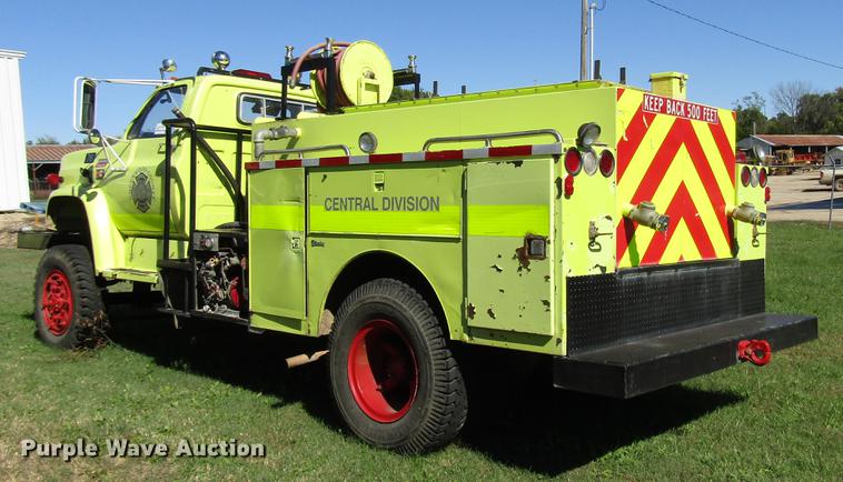 image for item DD3738 1990 GMC C6000 fire truck