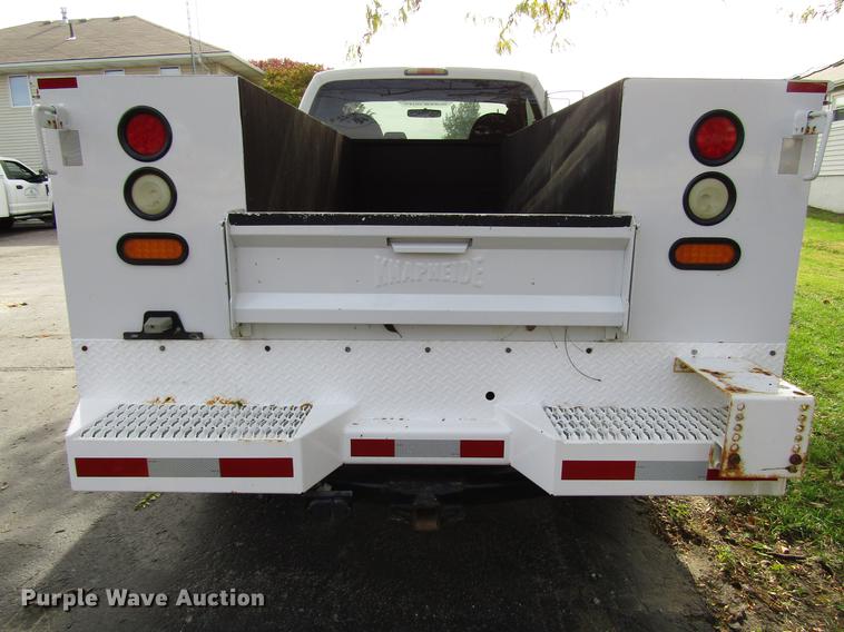 image for item DD3766 2008 Ford F350 Super Duty utility bed pickup truck