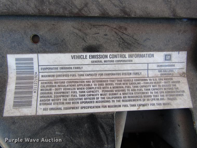 image for item DD3799 2003 Chevrolet Express 3500 school bus