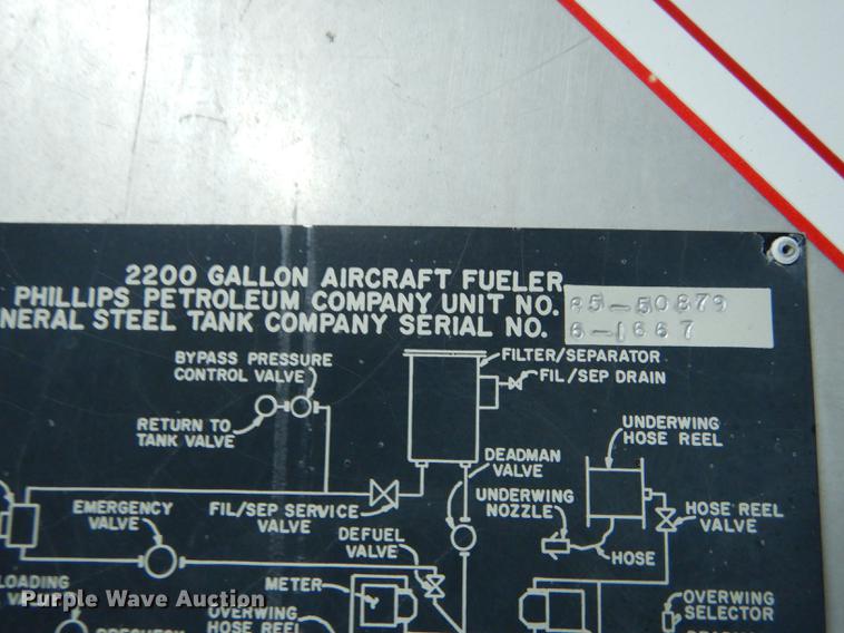 image for item DE1761 1980 Ford F600 jet fuel truck