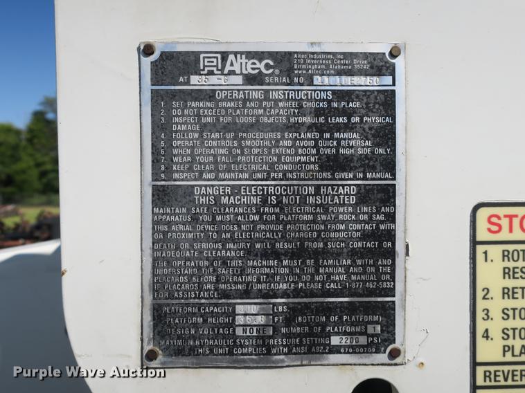 image for item DE3822 2007 Ford F550 bucket truck