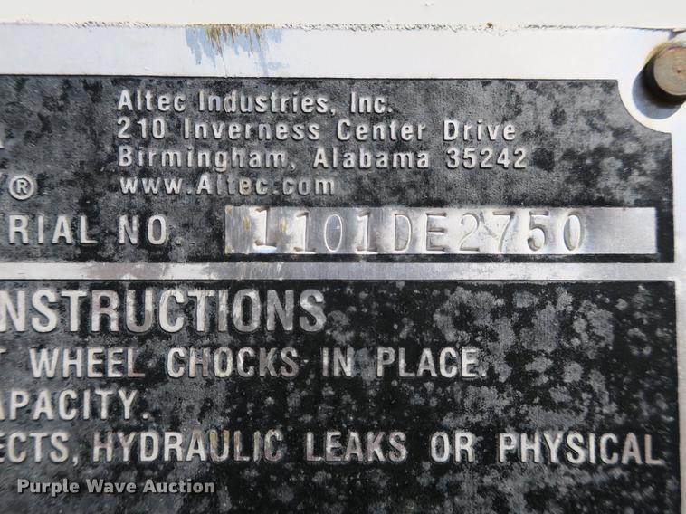 image for item DE3822 2007 Ford F550 bucket truck