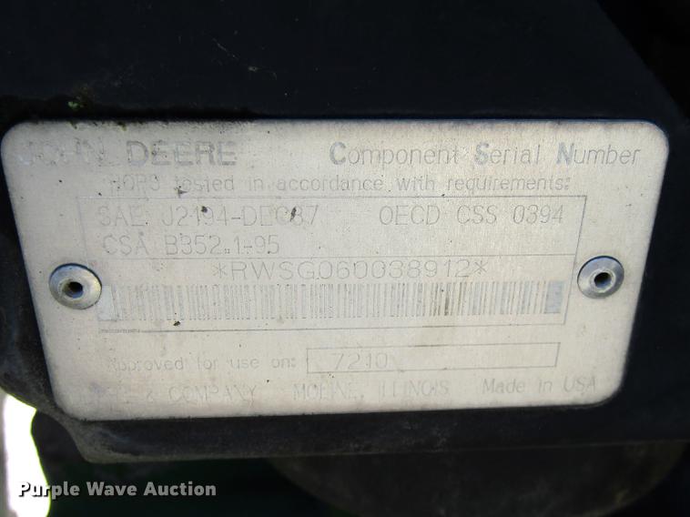 image for item DE4909 2000 John Deere 7210 tractor