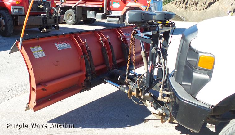 image for item DE4913 2008 Ford F250 Super Duty XL flatbed Crew Cab pickup truck