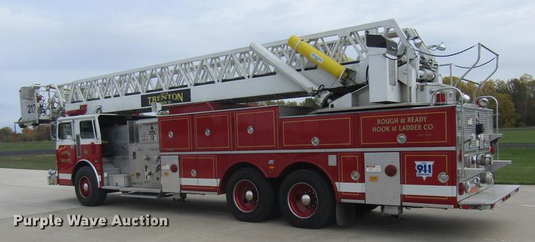 image for item DE5879 1985 Duplex 35270-85 ladder fire truck