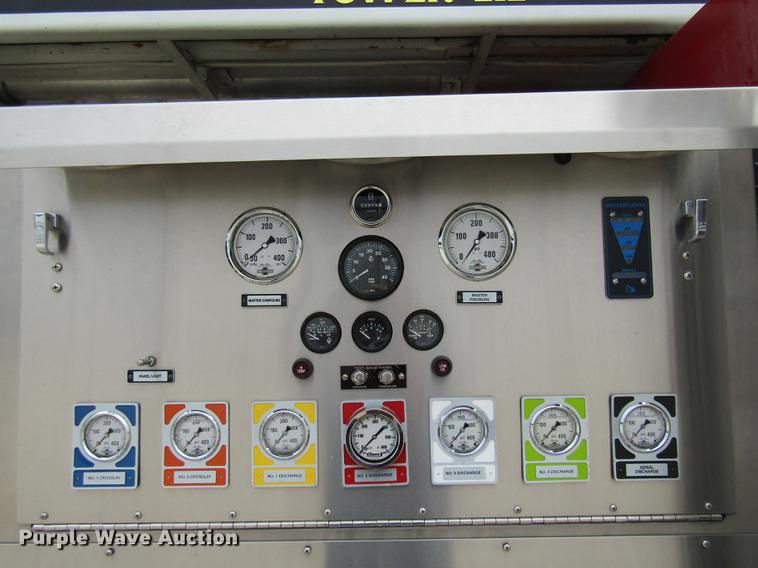 image for item DE5879 1985 Duplex 35270-85 ladder fire truck