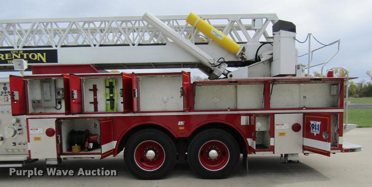 image for item DE5879 1985 Duplex 35270-85 ladder fire truck