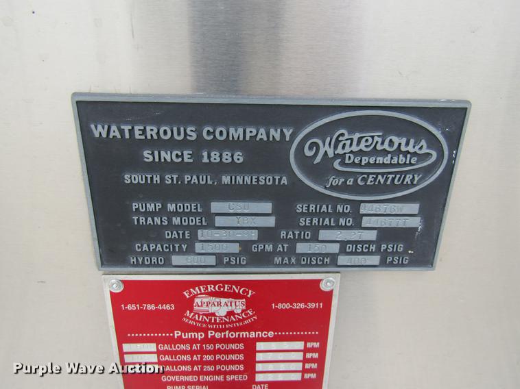 image for item DE5879 1985 Duplex 35270-85 ladder fire truck