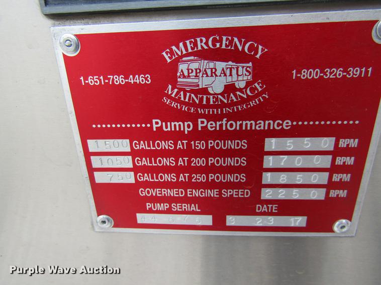 image for item DE5879 1985 Duplex 35270-85 ladder fire truck