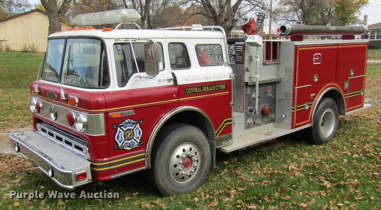 image for item DE5893 1978 Ford fire truck