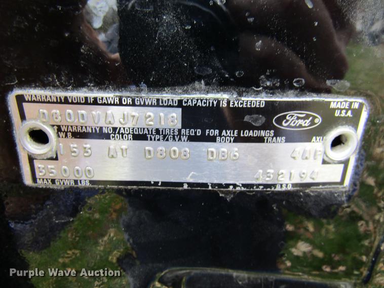 image for item DE5893 1978 Ford fire truck