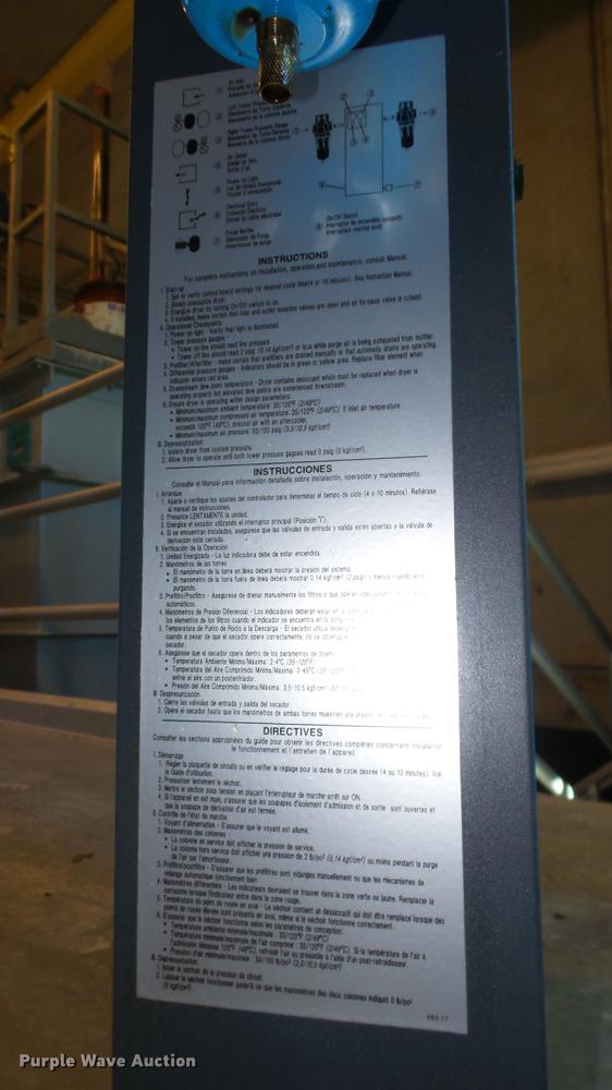 image for item DE7320 Hankison air filter