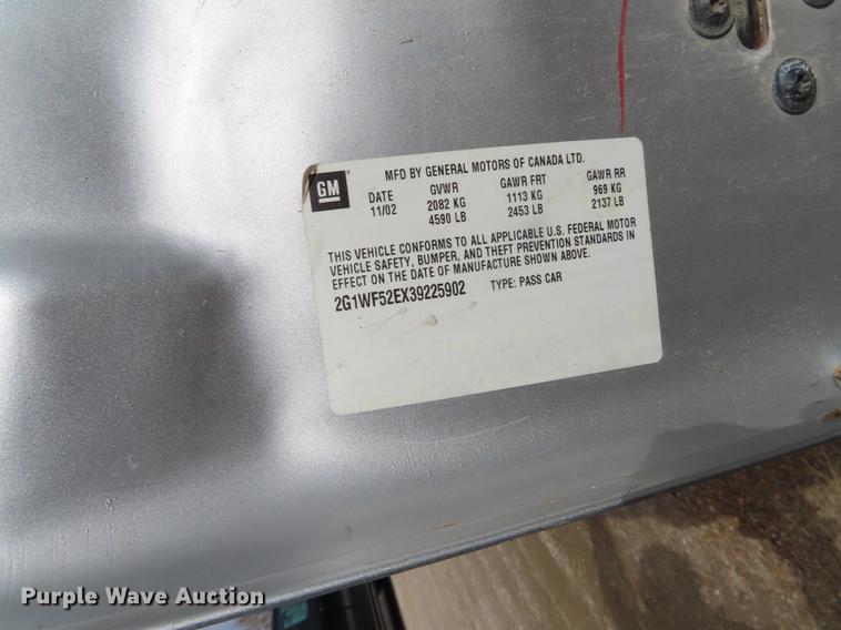 image for item DF1280 2003 Chevrolet Impala