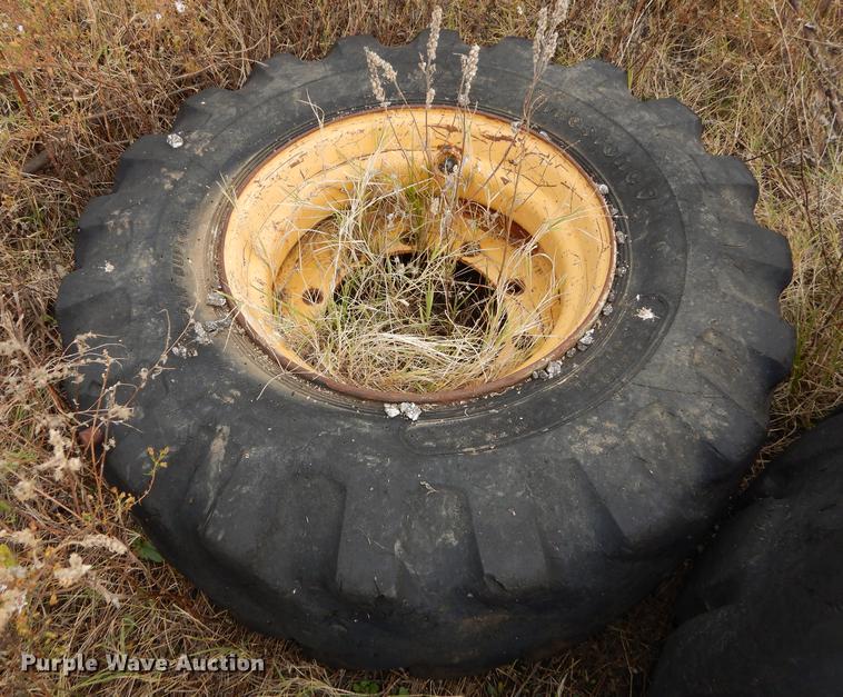 (2) foamfilled tires and wheels in Emporia, KS Item DF1934 sold Purple Wave