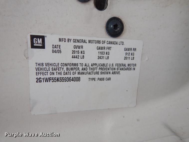 image for item DF1937 2005 Chevrolet Impala