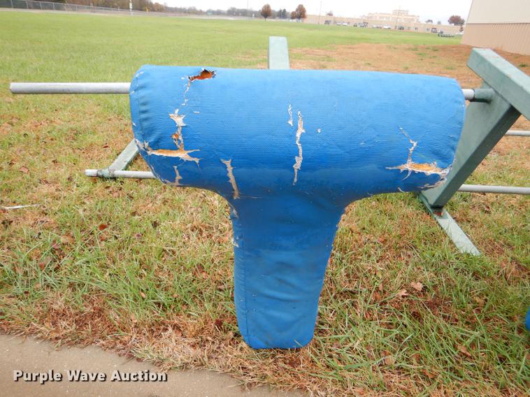 Five person football blocking sled in LaCygne, KS Item DF1948 sold Purple Wave