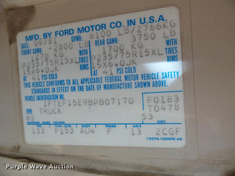 image for item DF2814 1981 Ford F150 Custom pickup truck