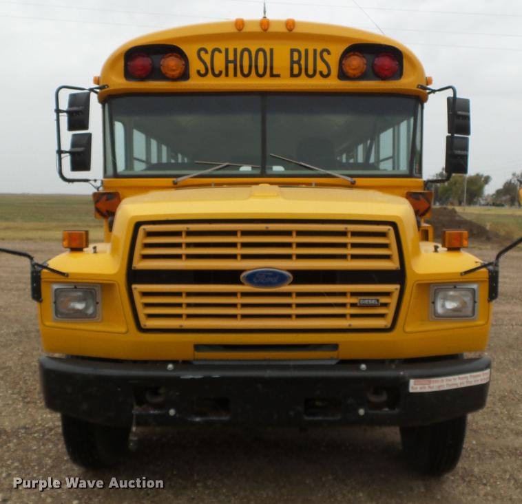 image for item DF2815 1993 Ford B700 Blue Bird school bus