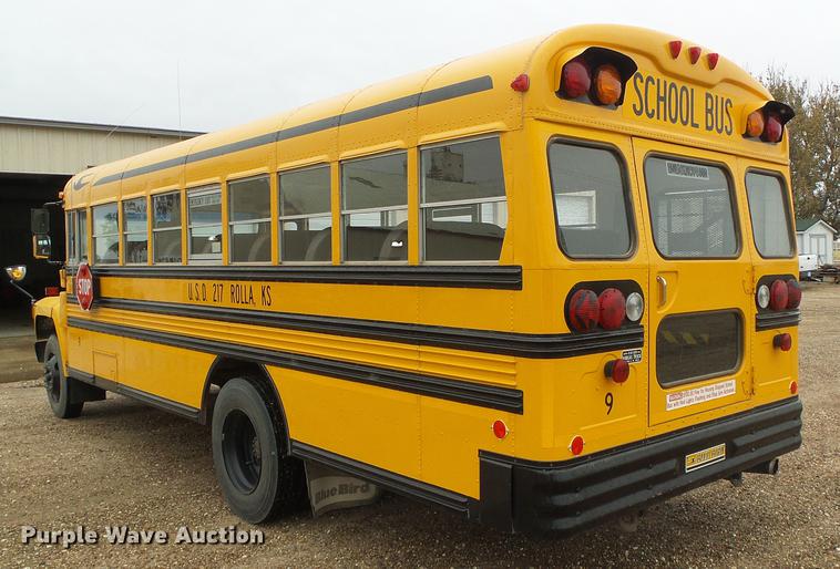 image for item DF2815 1993 Ford B700 Blue Bird school bus