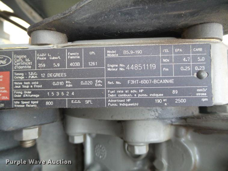 image for item DF2815 1993 Ford B700 Blue Bird school bus