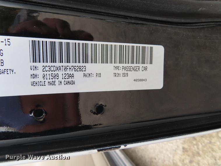 image for item DN9200 2015 Dodge Charger Police