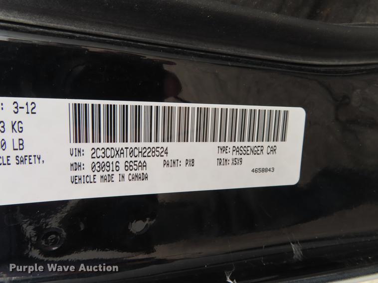 image for item DN9202 2012 Dodge Charger Police