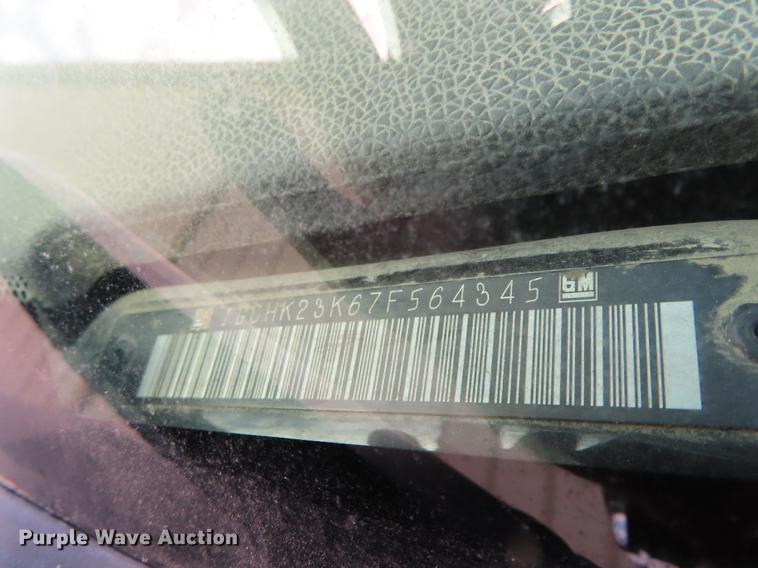 image for item DN9227 2007 Chevrolet Silverado 2500HD Crew Cab pickup truck