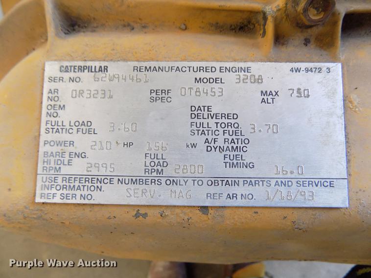 image for item DY9090 Caterpillar 3208 10.4L diesel engine