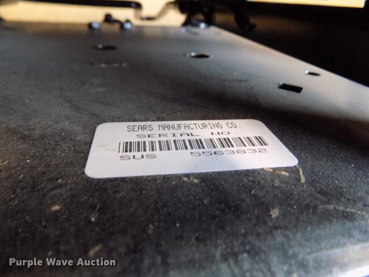 image for item DY9092 Sears Manufacturing suspension seat