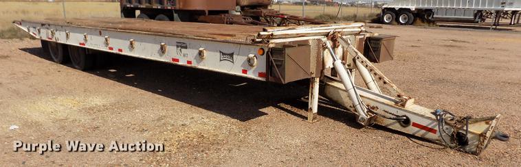 image for item DY9094 1992 Landoll Hauloll tilt deck equipment trailer