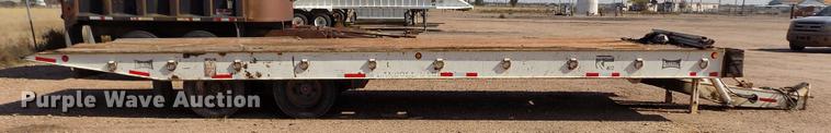 image for item DY9094 1992 Landoll Hauloll tilt deck equipment trailer