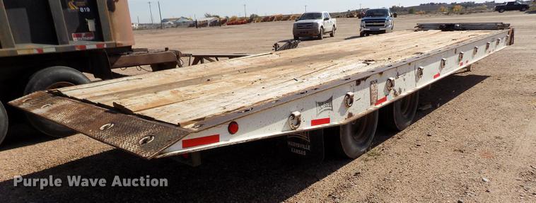image for item DY9094 1992 Landoll Hauloll tilt deck equipment trailer
