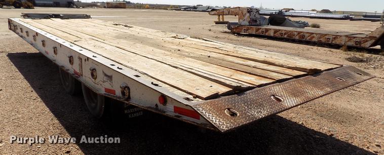 image for item DY9094 1992 Landoll Hauloll tilt deck equipment trailer