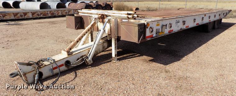 image for item DY9094 1992 Landoll Hauloll tilt deck equipment trailer