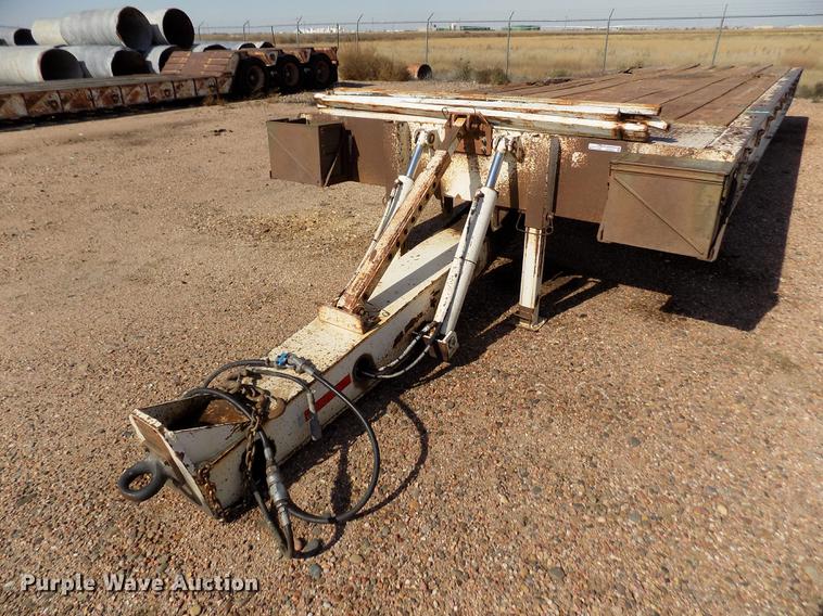 image for item DY9094 1992 Landoll Hauloll tilt deck equipment trailer