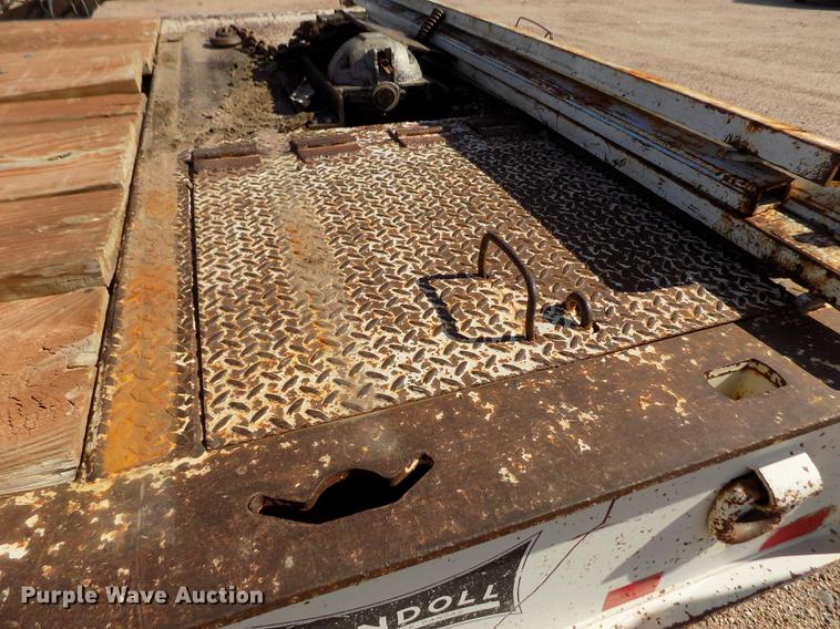 image for item DY9094 1992 Landoll Hauloll tilt deck equipment trailer