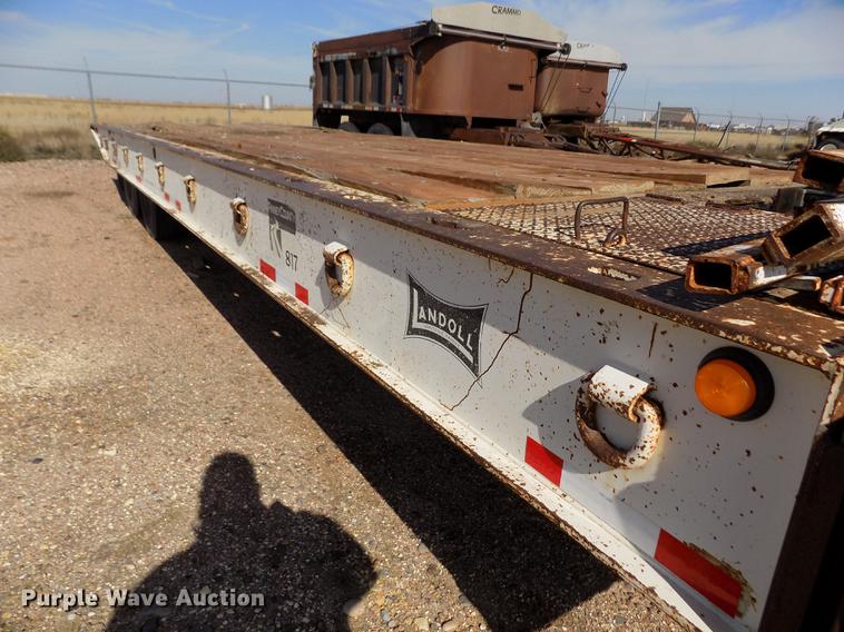 image for item DY9094 1992 Landoll Hauloll tilt deck equipment trailer